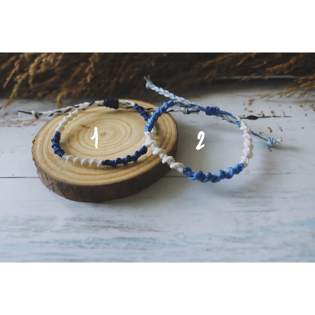 Vòng tay, vòng chân dây đan không thấm nước - mẫu theo số trong hình