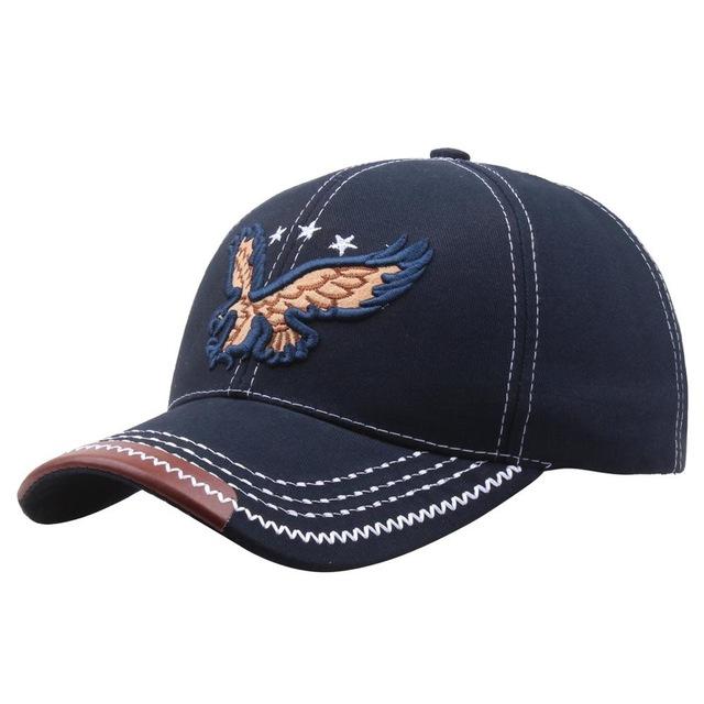 New 3D Eagle Embroidery Baseball Cap for Women Male Cap Hip Hop Flat Snapback Hats Men Baseball Hat