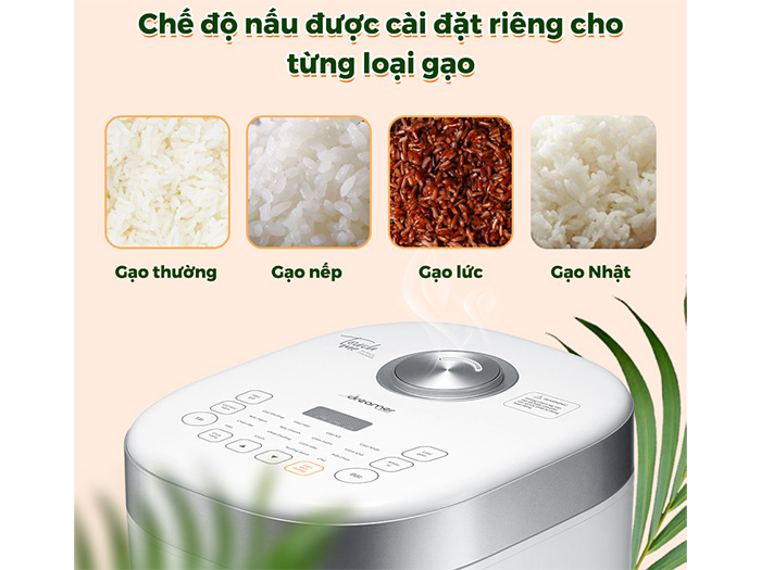 NỒI CƠM ĐIỆN CAO TẦN DREAMER DKA-IRC118 - Hàng chính hãng( Có chức năng tách đường)