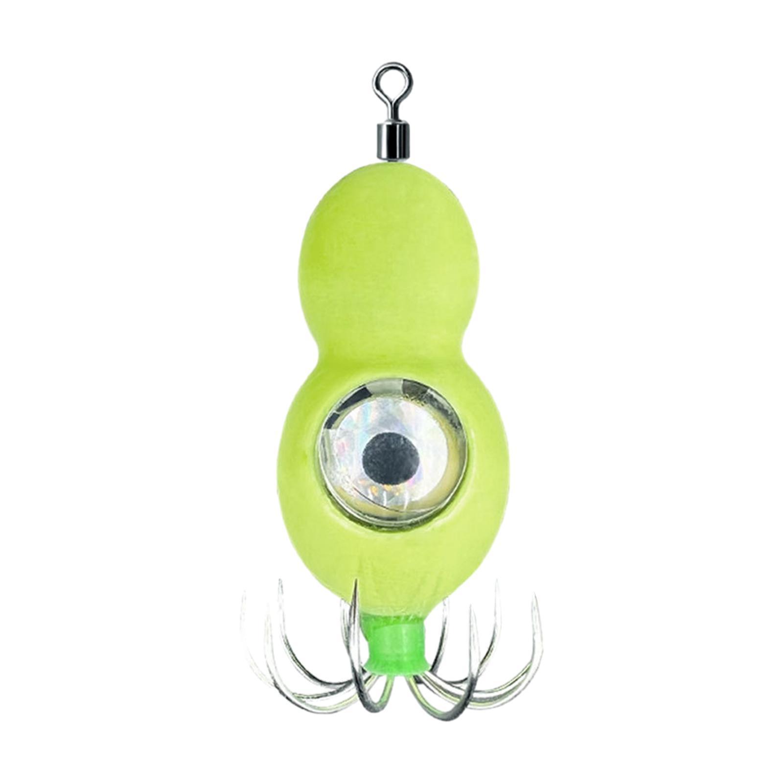 Luminous Squid Jigs Hook Fishing Jigs Lures LED Fishhook Saltwater Equipment