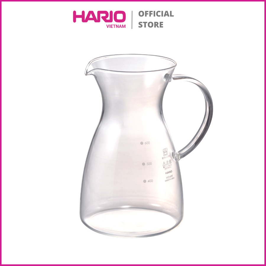 Bình đựng cà phê bằng thủy tinh HARIO Decanter 600ml - Heatproof coffee decanter HCD-600T