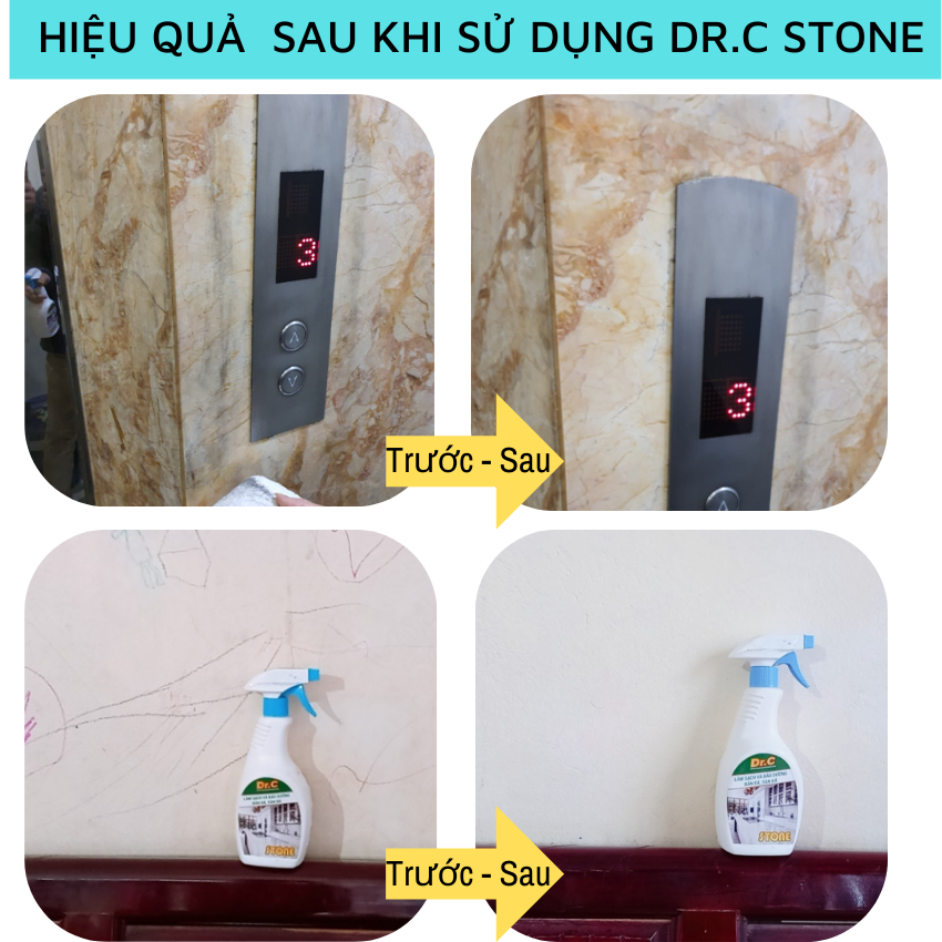 DUNG DỊCH LÀM SẠCH VÀ BẢO DƯỠNG SÀN ĐÁ Dr.C Stone CHÍNH HÃNG