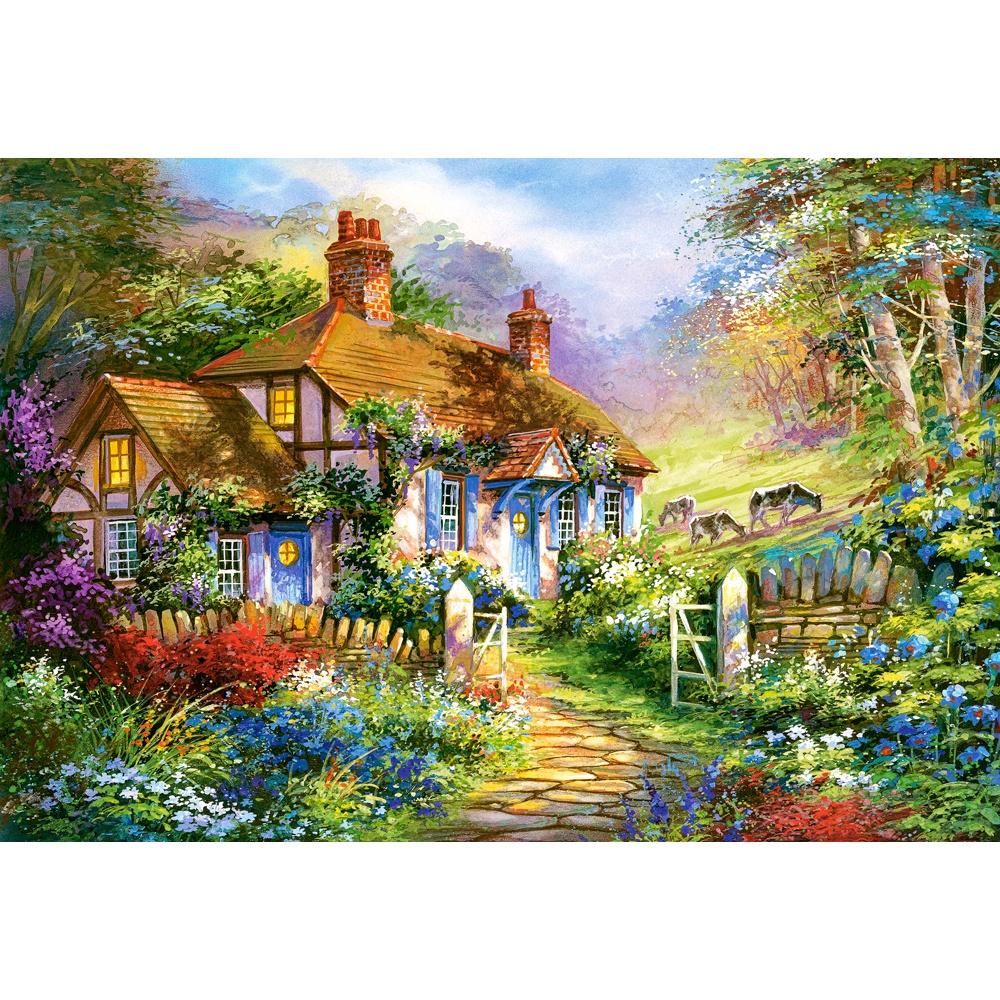Đồ chơi ghép hình puzzle Forest cottage 3000 mảnh Castorland C300402