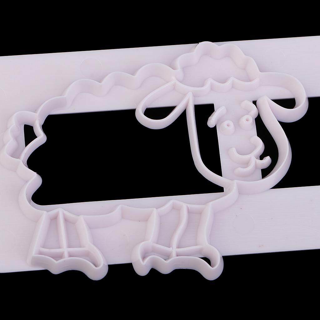 Farm Animal Pig Cow Sheep Design Fondant Cake Mould Mold Cutter Chocolate Mould Tool for Sugarcraft Cake Decoration