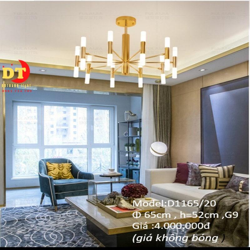 Đèn chùm hiện đại căn hộ hiện đại HTLQ