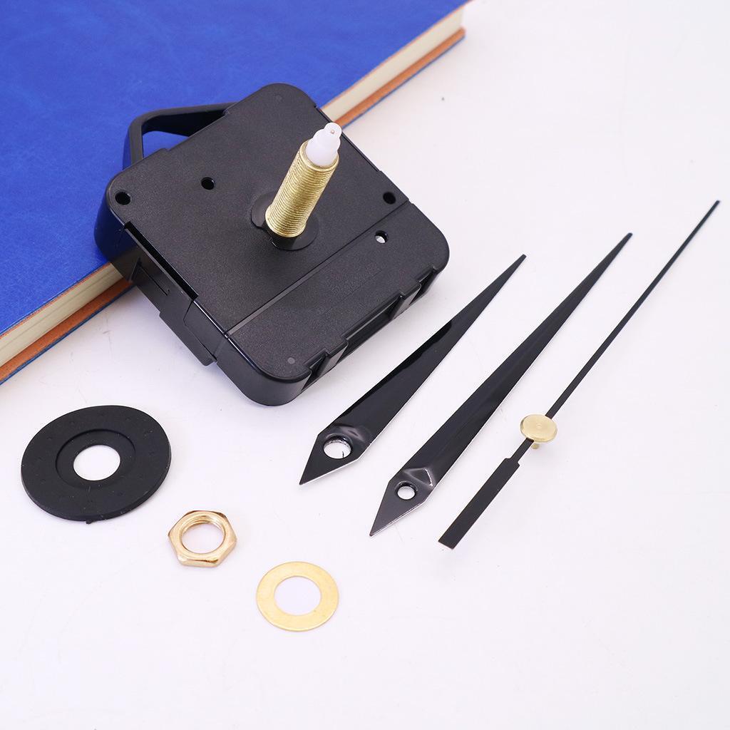 4X Black Wall Clock 3268 Movement Mechanism Hands Wall Repair Tool Parts