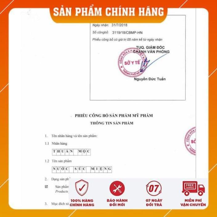 Cai Thuốc Lá Dễ Dàng Chỉ Sau 3 Đến 7 Ngày Cùng Nước Súc Miệng Thuần Mộc