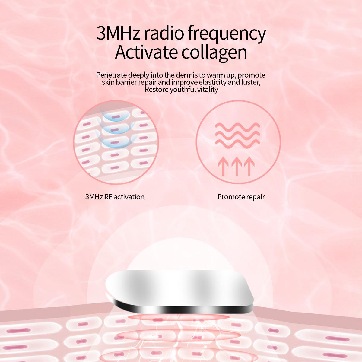 EMS Căng Da Mặt Thiết Bị Đèn LED Photon Trị Liệu Mặt Giảm Béo Rung Máy Massage Đôi Cằm V Dòng Nâng Dây Tế Bào Chết Hàm Thiết Bị