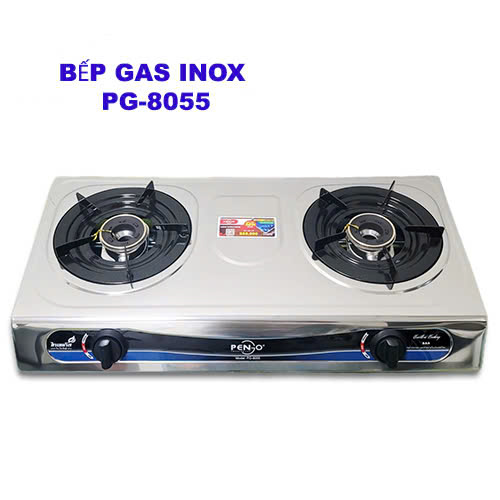 BẾP GAS ĐÔI INOX PENGO PG-8055(Hàng chính hãng)