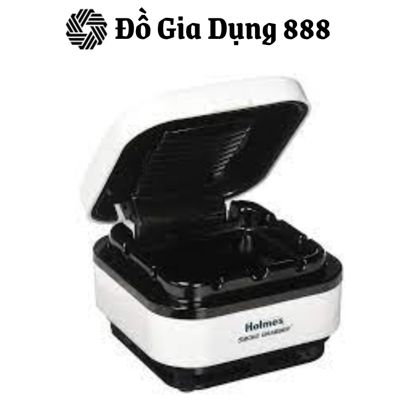 Gạt Tàn Khử Mùi Thuốc Holmes Smoke Grabber, Gạt Tàn Khử Mùi Tự Động, Khay Tháo Rời, Dễ Vệ Sinh, Nhập Đức