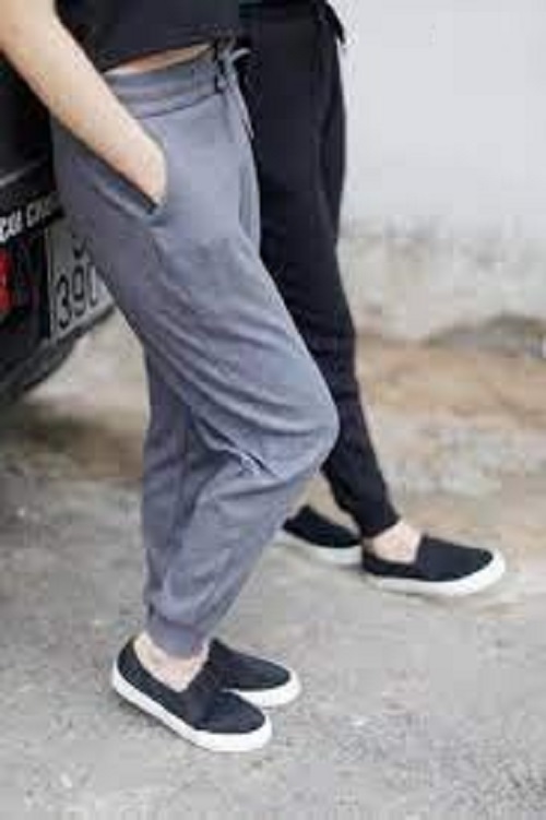 Quần Jogger len tăm bo ống nữ chất đẹp, tông màu cơ bản chipxinhxk