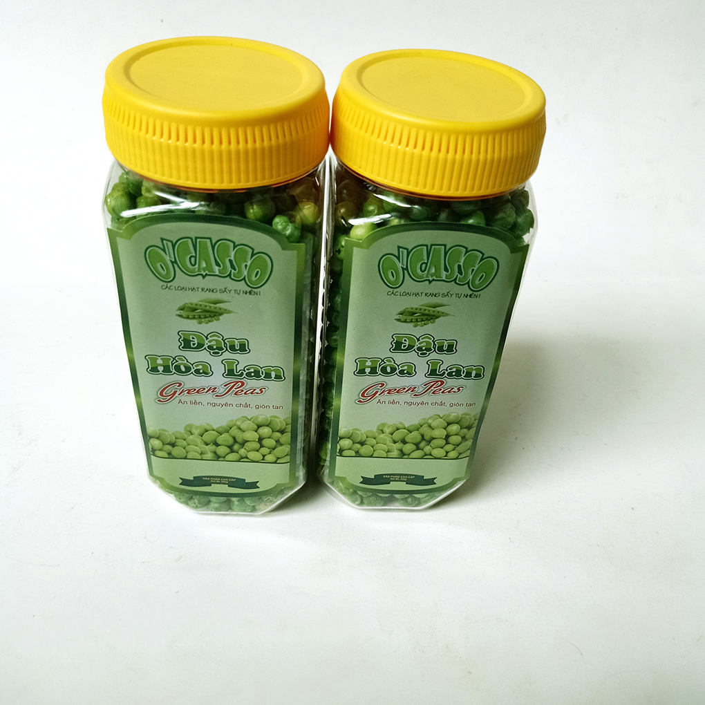 Combo 2 Hộp Đậu Hòa Lan Sấy Giòn Vị Muối O'Casso 275g