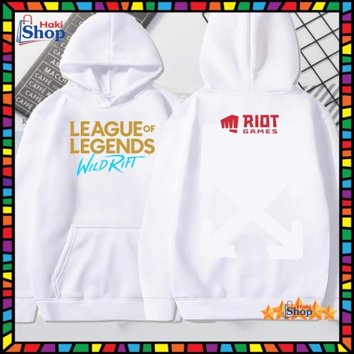 ️ MAX RẺ ️ ÁO KHOÁC HOODIE Liên Minh Tốc Chiến MÀU TRẮNG CỰC HOT CỰC NGẦU KIỂU DÁNG UNISEX HÌNH IN SẮC NÉT HOT TREND