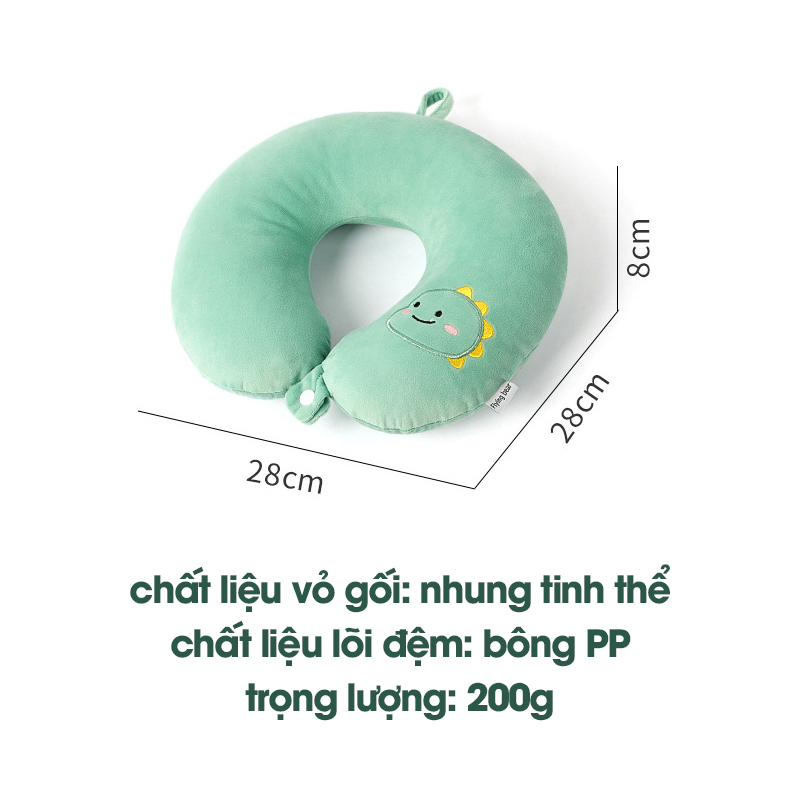 Gối Ngủ Văn Phòng Cao Cấp Chống Đau Cổ Vai Gáy Dùng Kê Cổ, Tựa Cổ, Gối Hình Chữ U Dùng Cho Đi Du Lịch