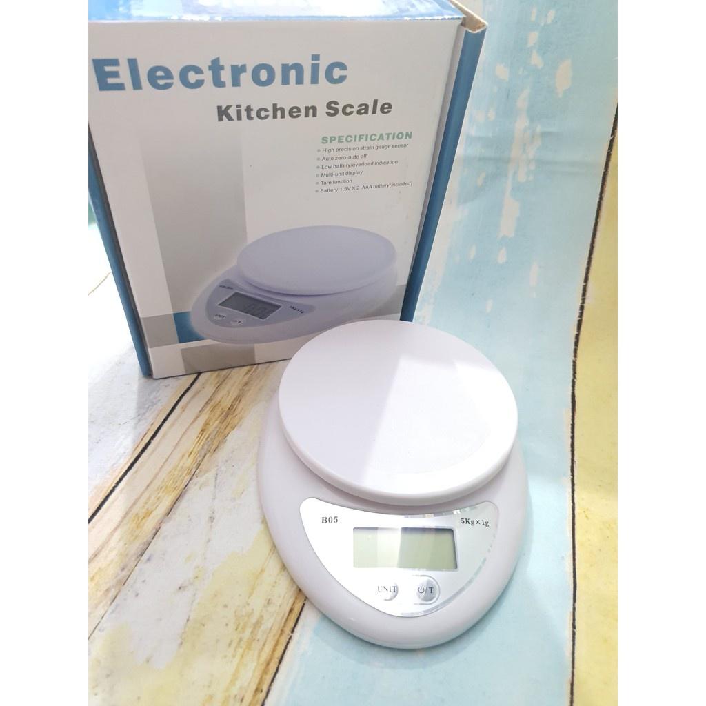 Cân điện tử để bàn, cân nhà bếp KITCHEN SCALE MAX 5kg