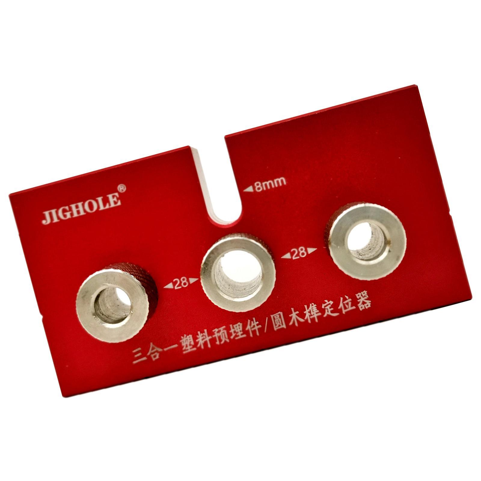 8mm Self-Centering Woodworking Doweling Jig Kit,Drill Guide Wood Dowel Puncher Locator Carpentry Tools