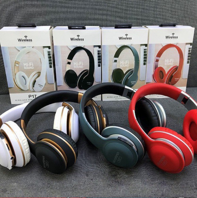 HEADPHONE KHÔNG DÂY BLUETOOTH HI-FI P17 SIÊU HOT TREND-HT