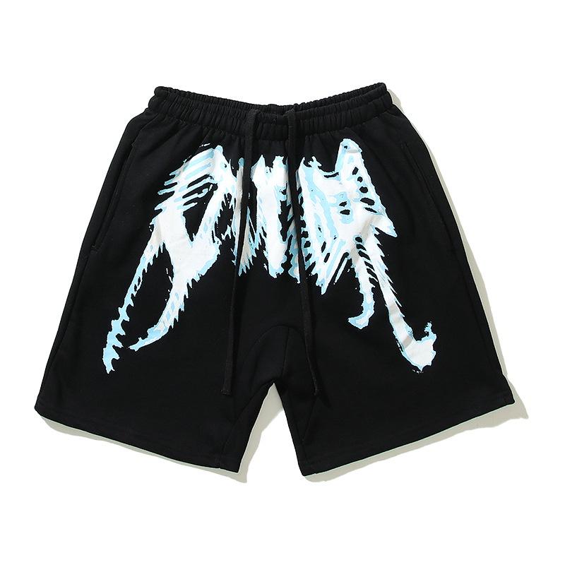 Quần thun nam Revenge Avengers Thunder Lightning Print Hip-Hop - Màu đen