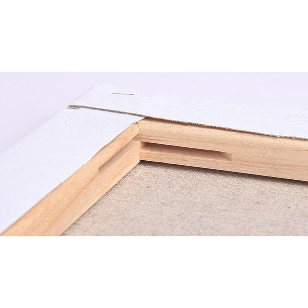 2x 12"x8" 8"x16" Blank Wooden Frame Canvas Panel Boards For Oil Painting