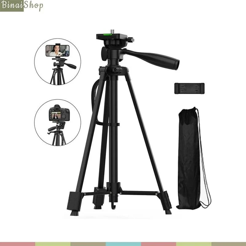 EMEET FTD603 - Tripod Đa Năng Điều Chỉnh 30-140cm Cho Webcam, Máy Ảnh, Điện Thoại Và Camera Hội Nghị - Hàng Chính Hãng