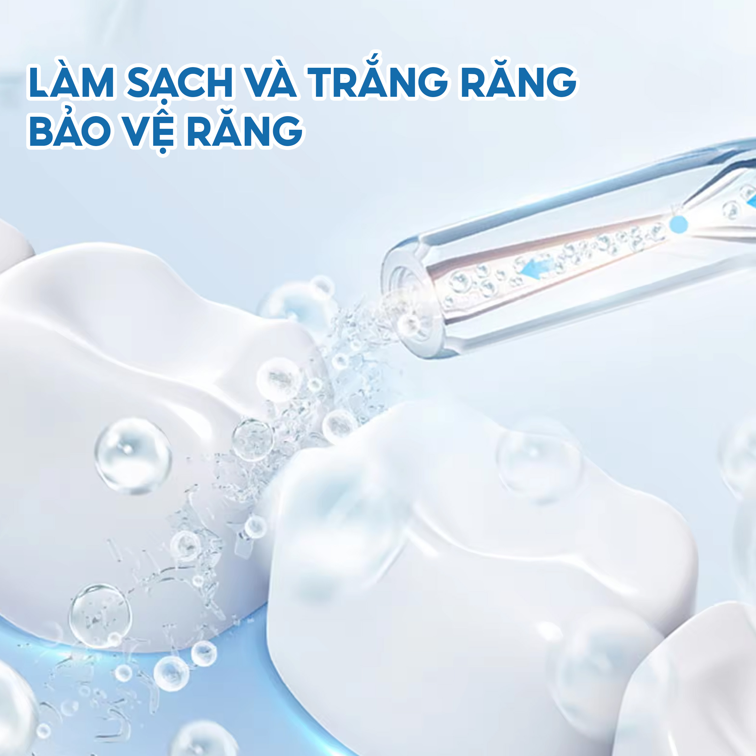 Đầu tăm nước cho máy h2ofloss với 30 viên trắng răng cho hơi thở thơm mát và răng trắng sáng tự nhiên