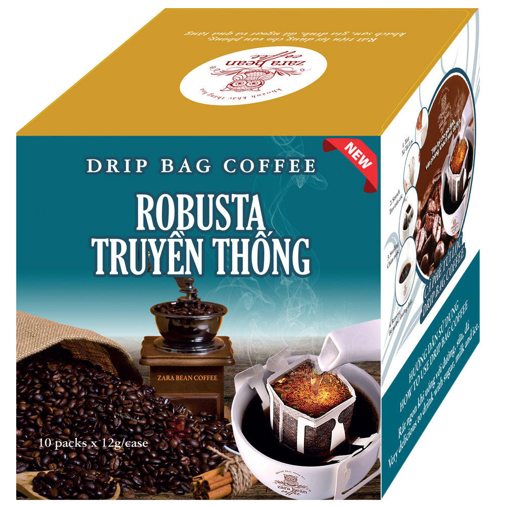 Cà phê túi lọc Robusta Truyền Thống