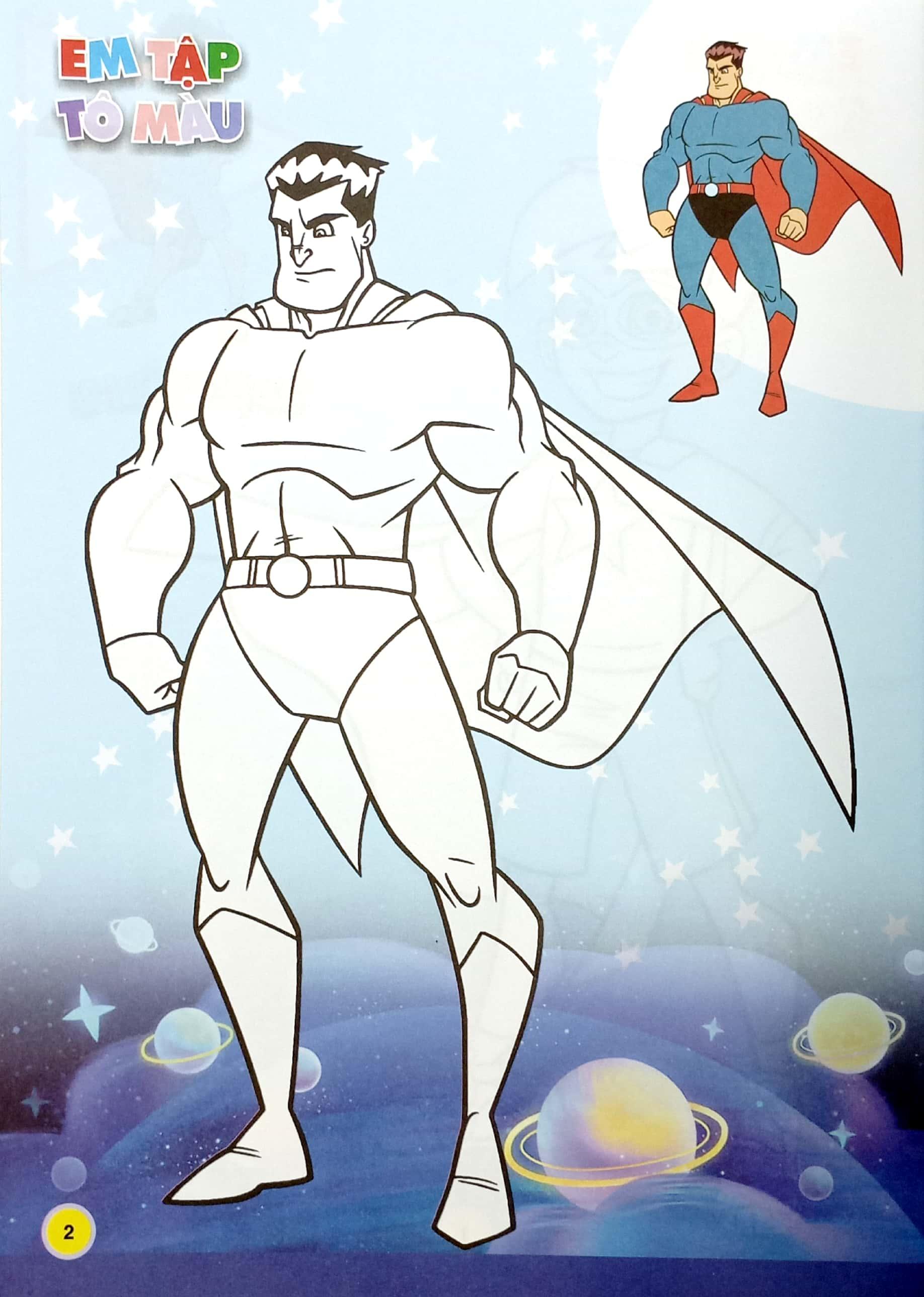 Em Tập Tô Màu - Super Hero Siêu Nhân 2