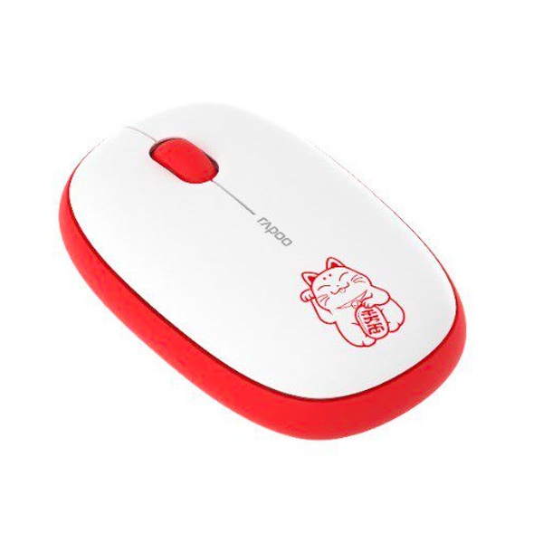 Chuột vi tính không dây Rapoo M650 SILENT Lucky Cat- Hàng chính hãng