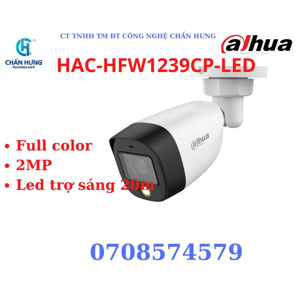 Camera Analog DAHUA HFW1239CP-LED 2MP Full Color - Hàng chính hãng