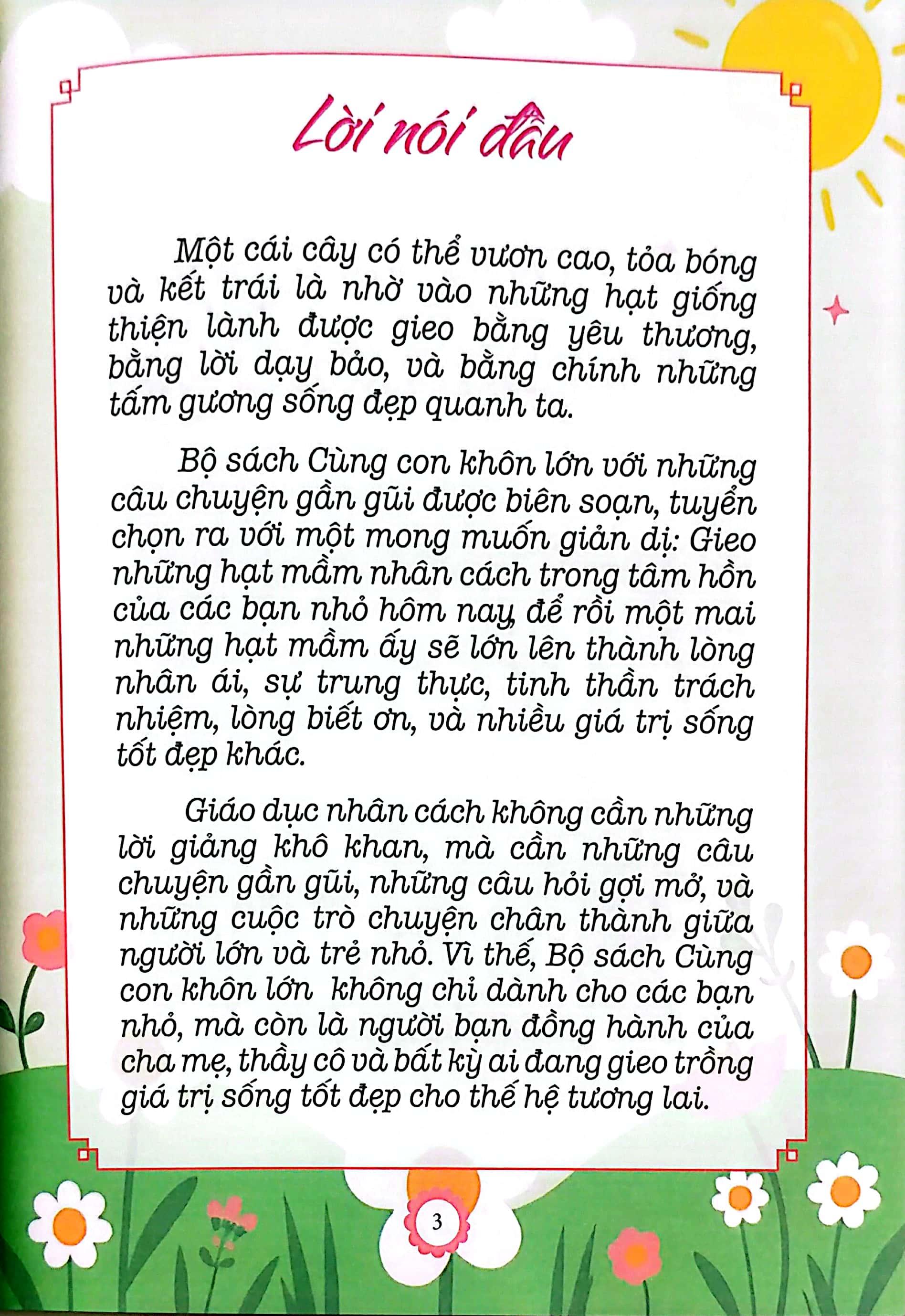 Sách - Cùng Con Khôn Lớn - Kiên Trì (Những Câu Chuyện Và Bài Học Hay Ươm Mầm Tính Cách Cho Trẻ)