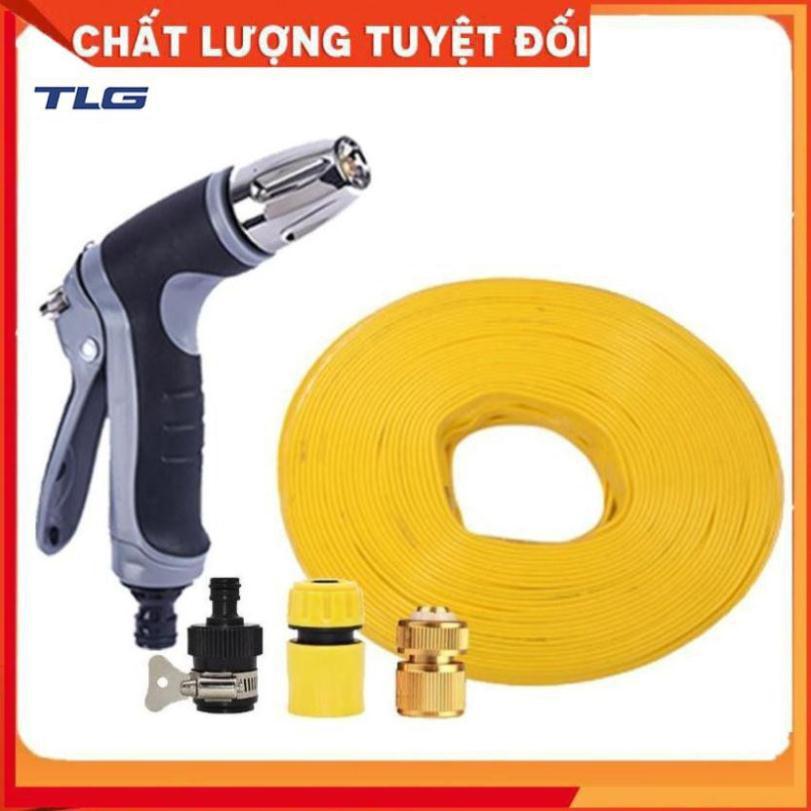 Bộ dây và vòi xịt rửa xe tưới cây tăng áp 15M 206817