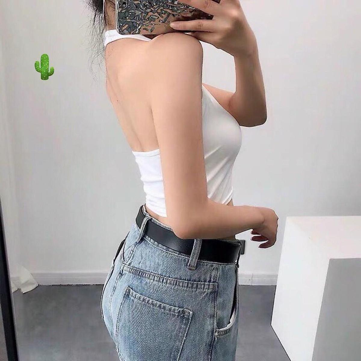 Áo Cổ Yếm Hở Lưng Cổ Tròn Và Cổ Vuông
