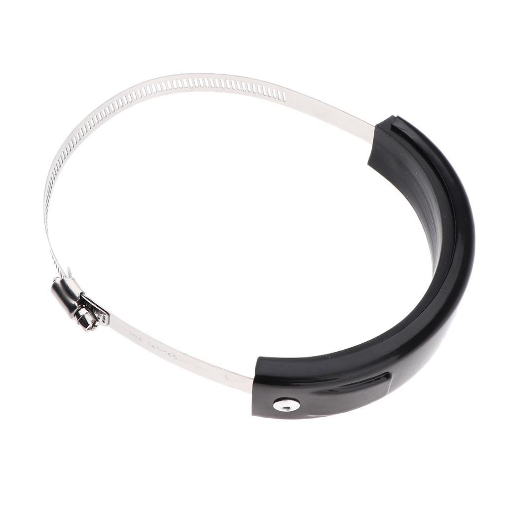Exhaust Pipe Slider Crash Protector Clamp for 530 Black