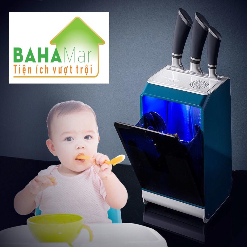 HỘP TREO THÔNG MINH KHỬ TRÙNG DIỆT KHUẨN CHO DAO, ĐŨA THÌA CÓ NẮP ĐẬY diệt 99,99% vi khuẩn gây hại