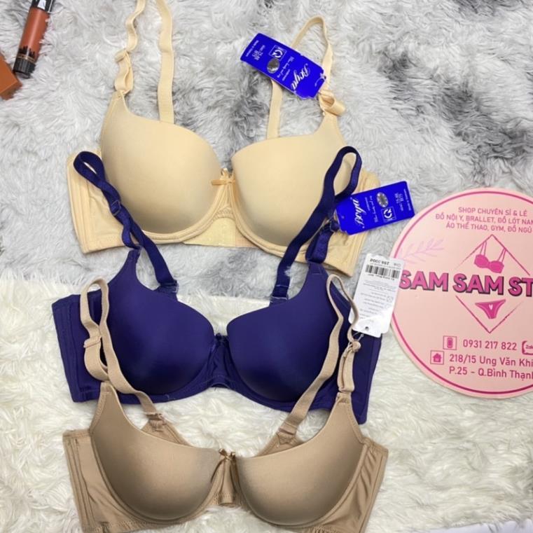 ÁO NGỰC NỮ. ÁO LÓT BOYA 3 MÓC MÚT MỎNG CÓ GỌNG Hàng Công Ty Thương Hiệu Việt Vải cotton mát mẻ