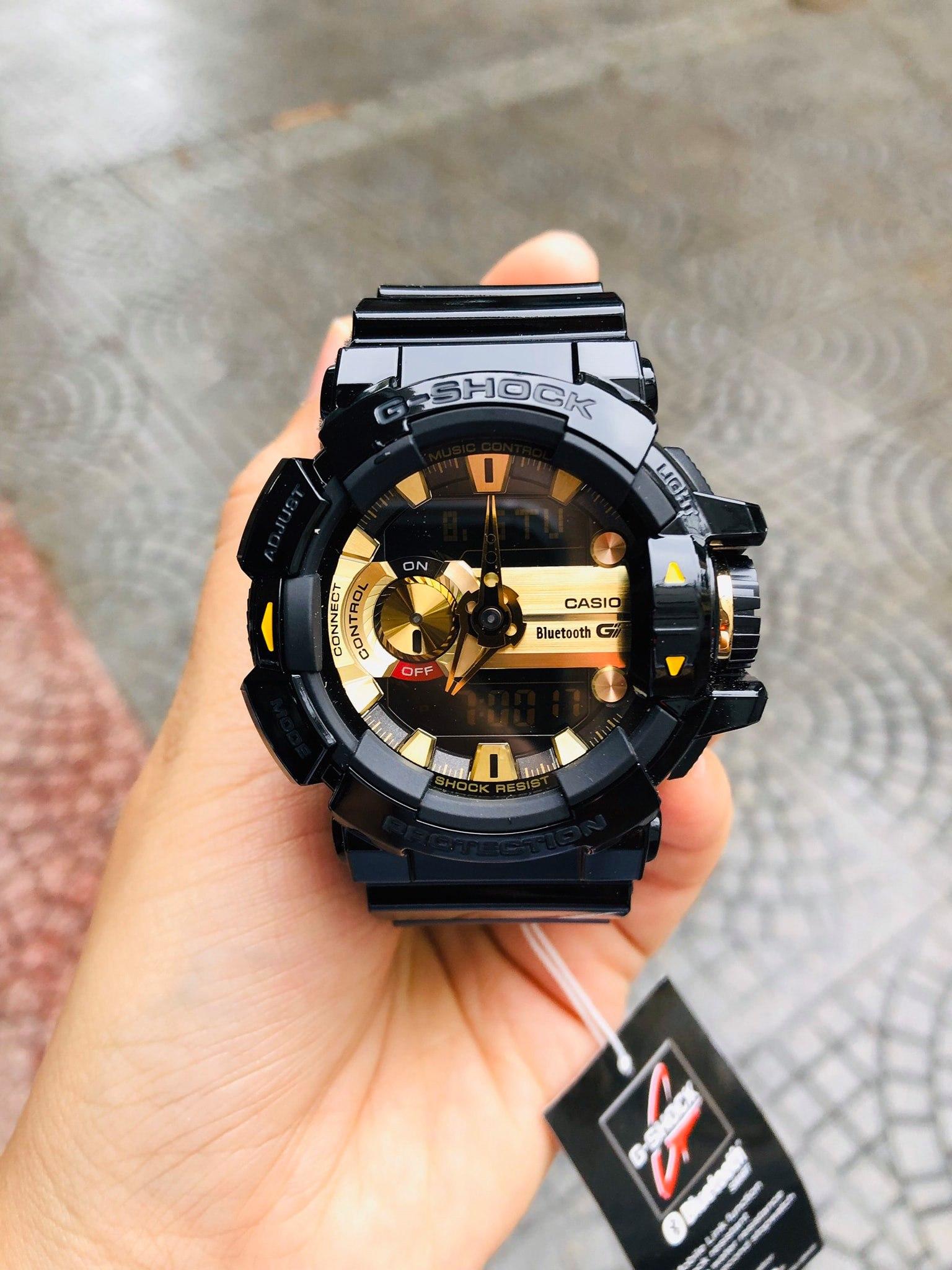 Đồng Hồ Nam Dây Nhựa Casio G-Shock GBA-400-1A9DR | Bluetooth | GBA-400-1A9