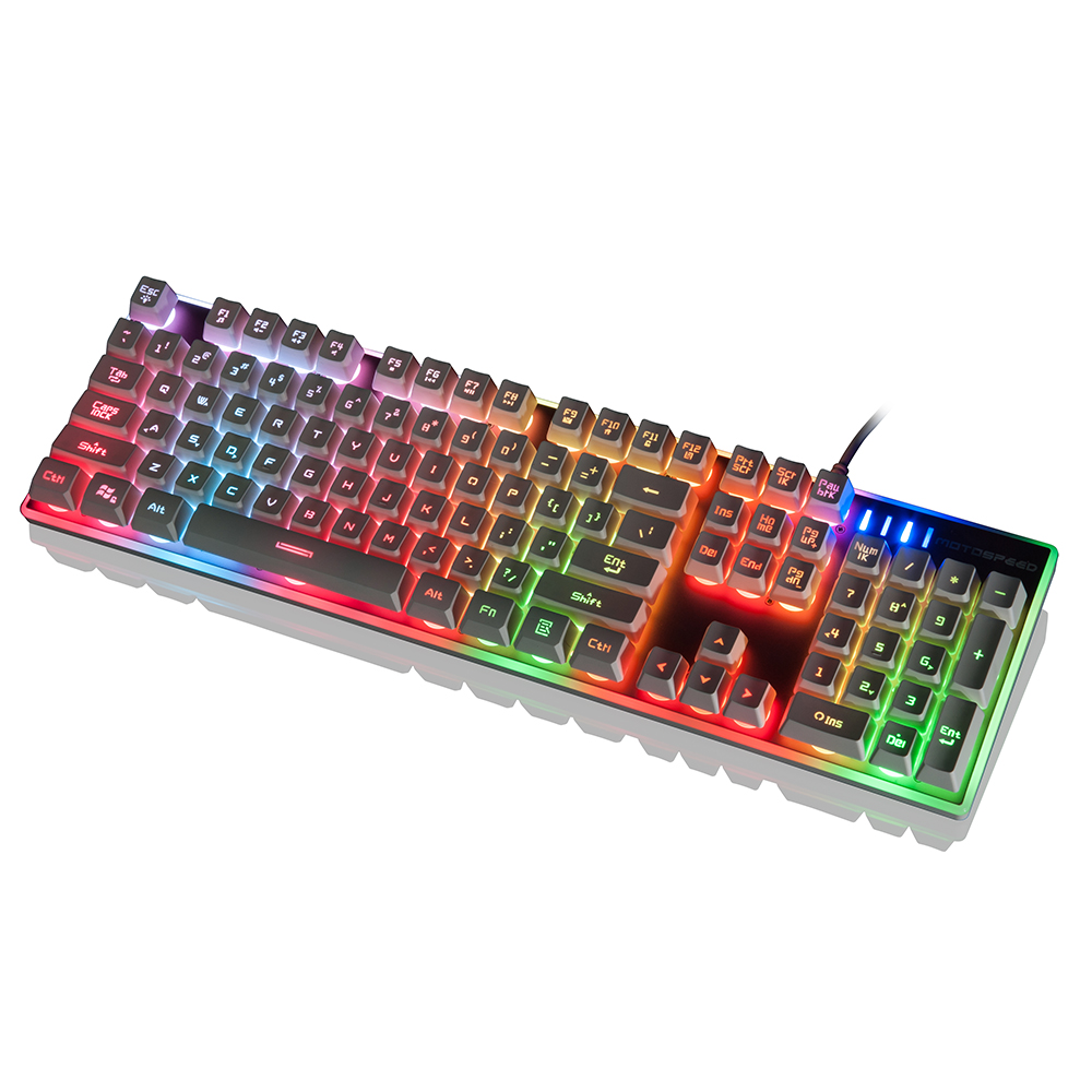 BÀN PHÍM GIẢ CƠ MOTOSPEED K11L Gaming Keyboard có LED RGB - Hàng chính hãng