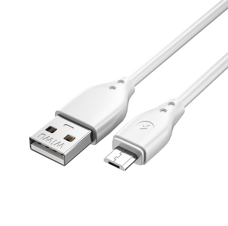 Cáp sạc Wiwu Pioneer Charging Cable Wi-C001 cho các thiết bị sạc chân Micro, hỗ trợ sạc nhanh làm bằng nhựa PVC - Hàng chính hãng