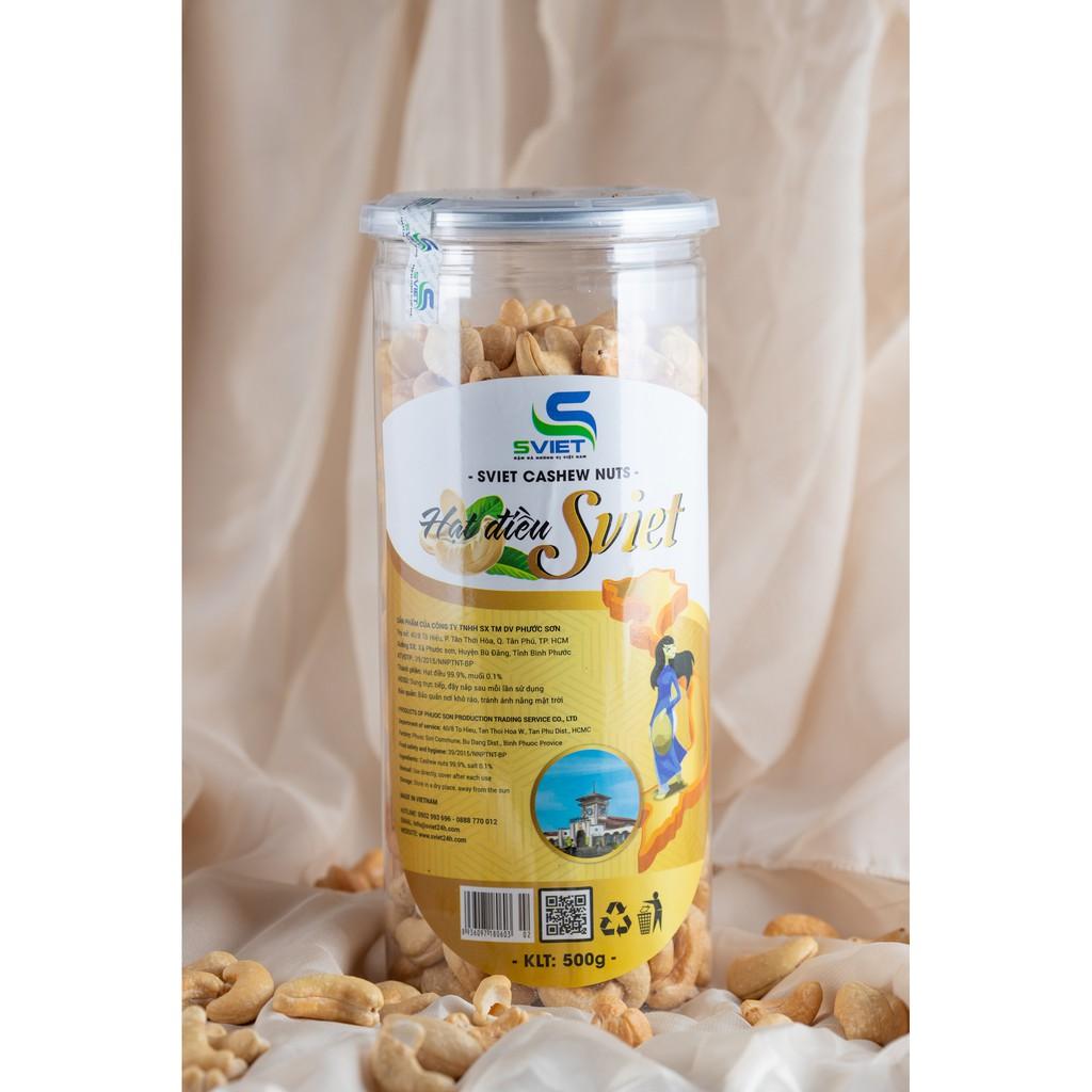 500G hạt điều rang muối sạch vỏ Bình Phước loại hạt to, đạt tiêu chuẩn xuất khẩu 2020