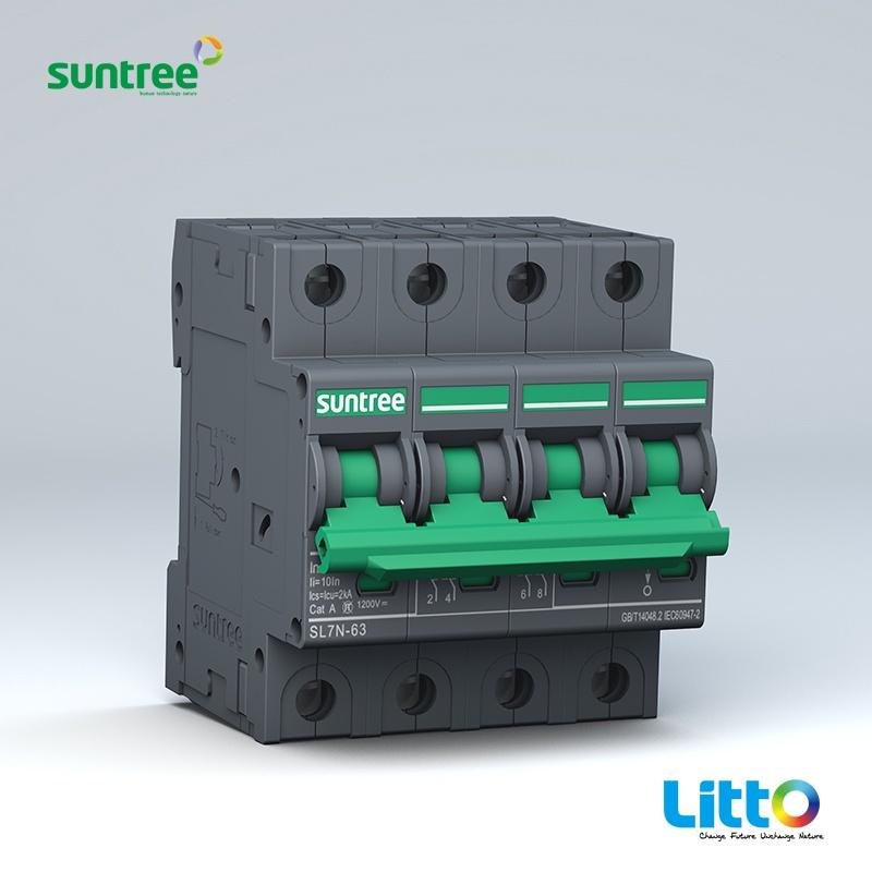 APTOMAT DC 4P 1000VDC – SL7N-63 – SUNTREE - HÀNG CHÍNH HÃNG SUNTREE