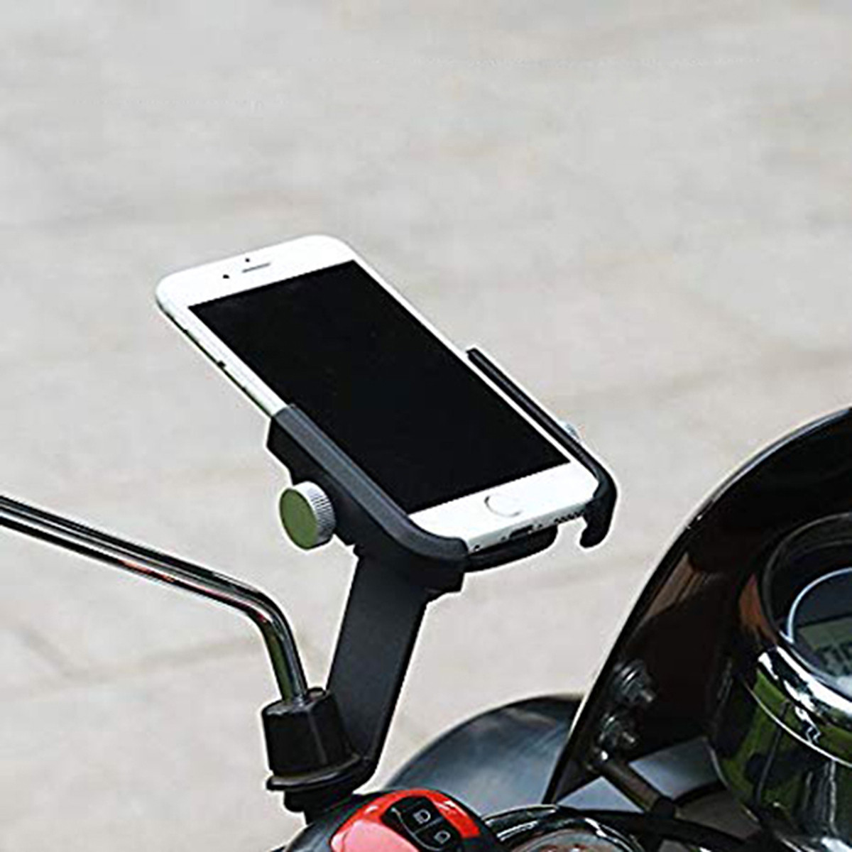 Giá đỡ kẹp điện thoại cho xe máy / xe mô tô A1000 - Hợp Kim Nhôm Cao Cấp Chống Rung, Chống Cướp Giật Điều Chỉnh Xoay Ngang Dọc 360 độ - Giao màu ngẫu nhiên - Hàng chính hãng