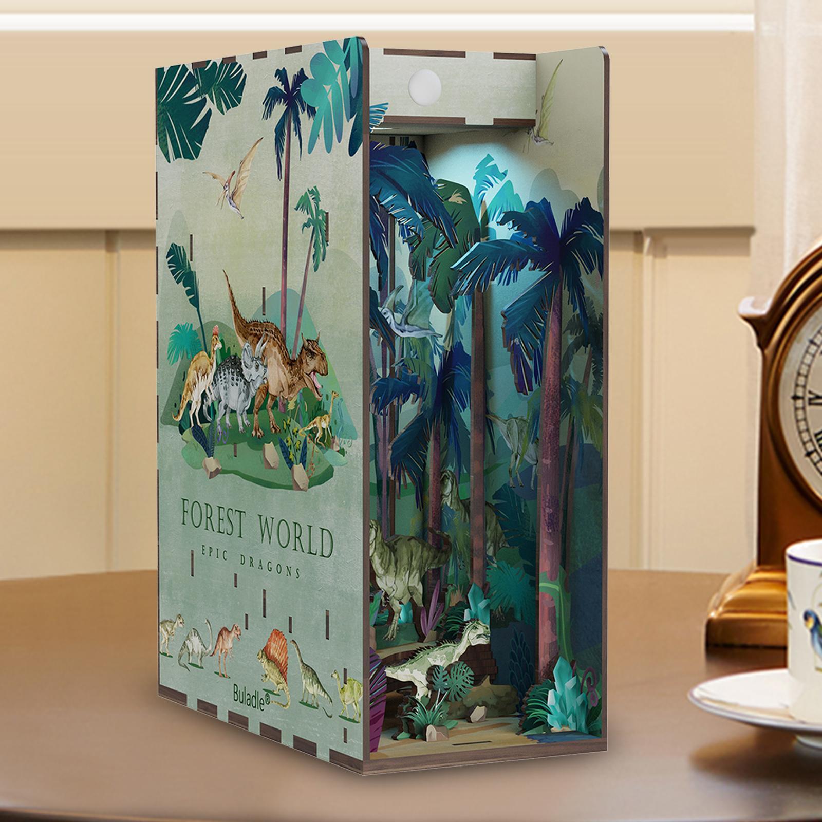 DIY Wooden Miniature Dollhouse Kits Fashion Perfect Gift Creative Book Stand