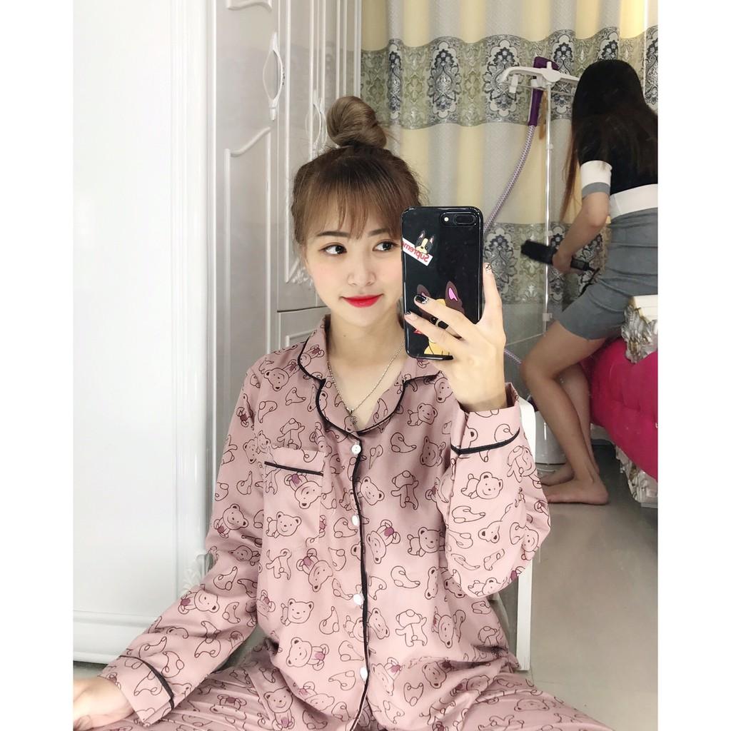 Bộ Pijama Dài Dài 49 Màu Hot 2018