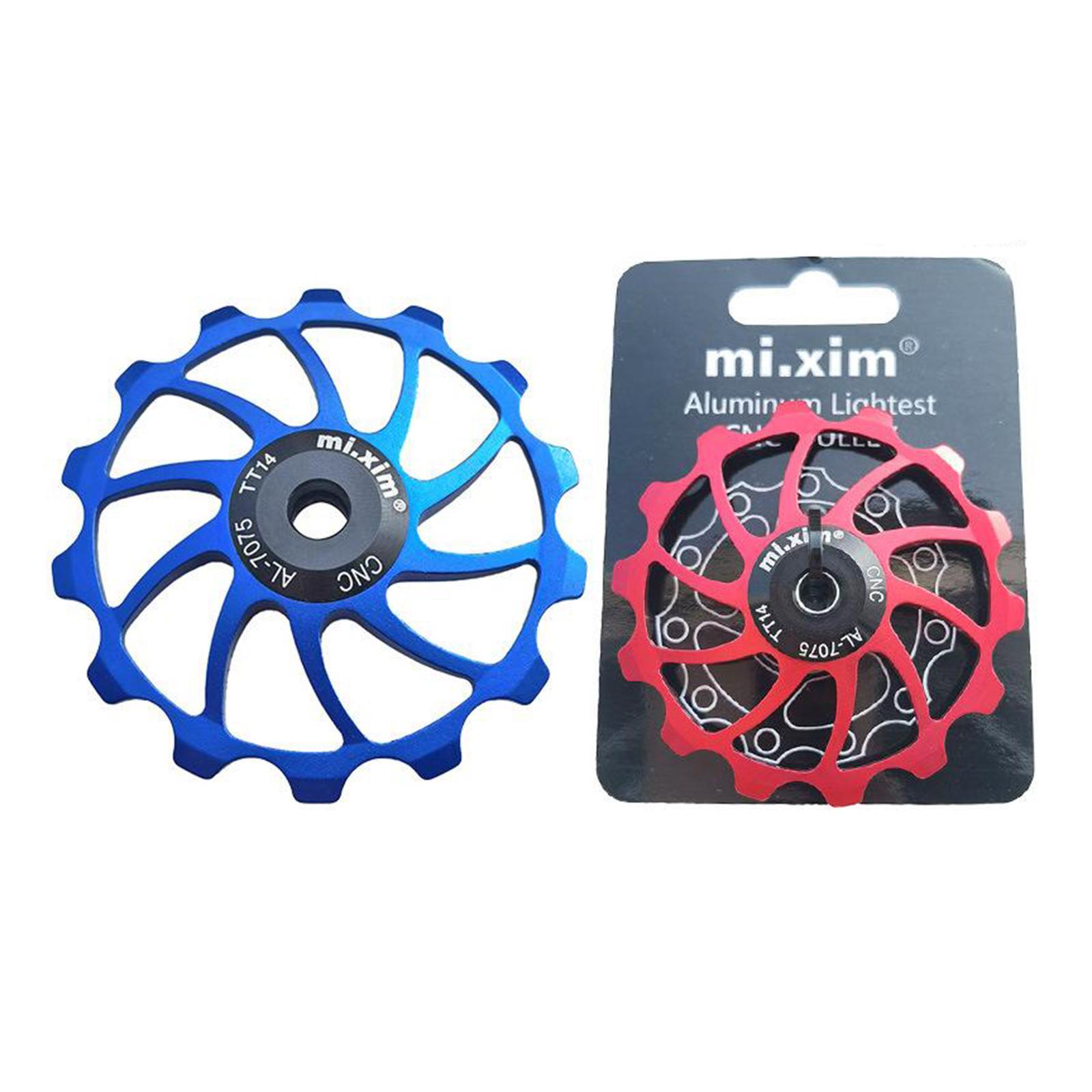 Rear Derailleur Mountain Bike Guide Roller Pulley Accessories Red