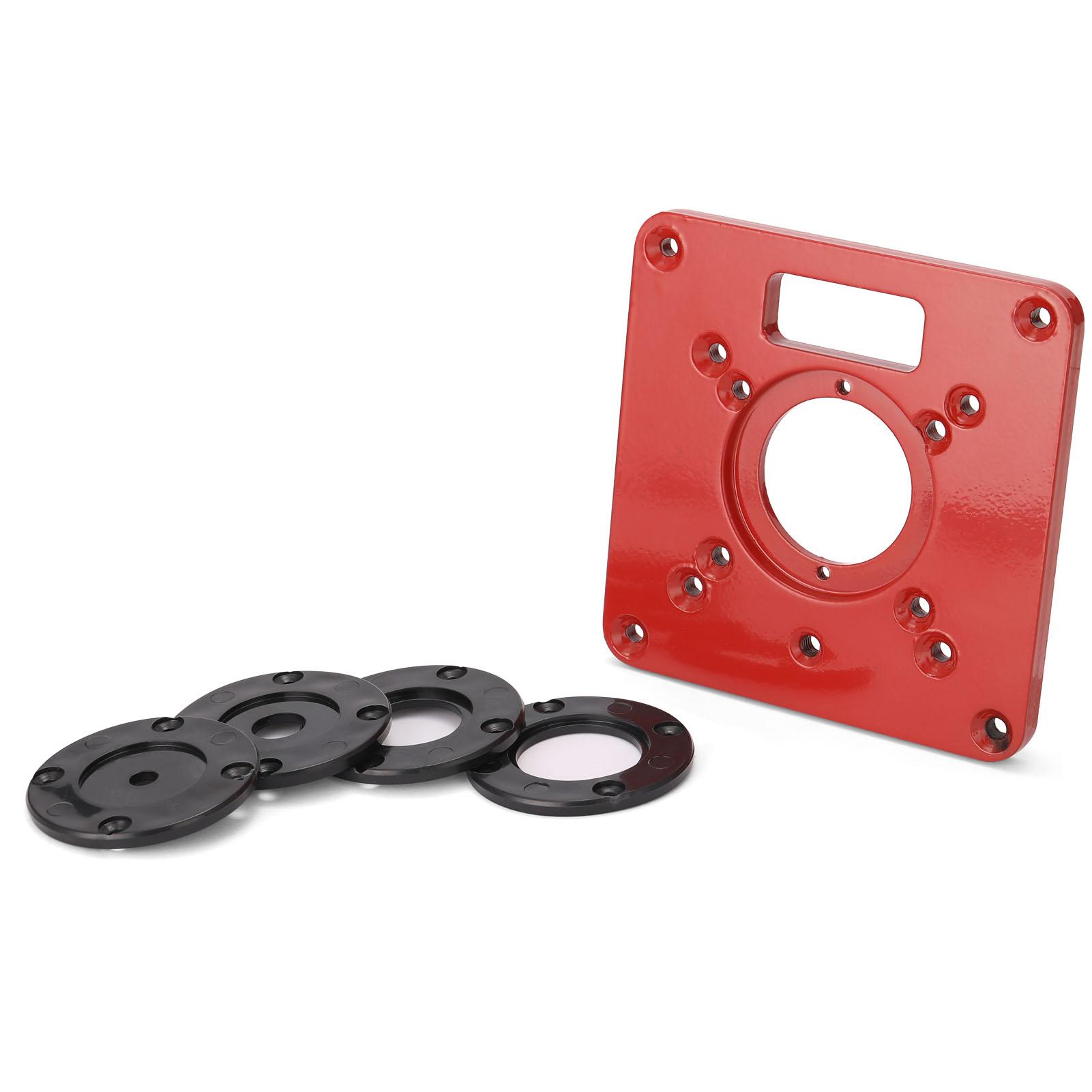 Multifunctional Router Table Insert Plate Woodworking Benches Aluminium Wood Router Trimmer Models Engraving Machine