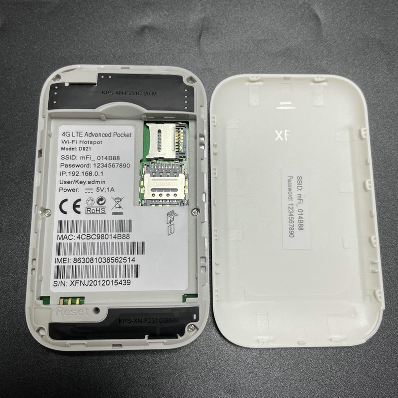 Pocket 4G WiFi Router 150Mbps Portable for Travel Car