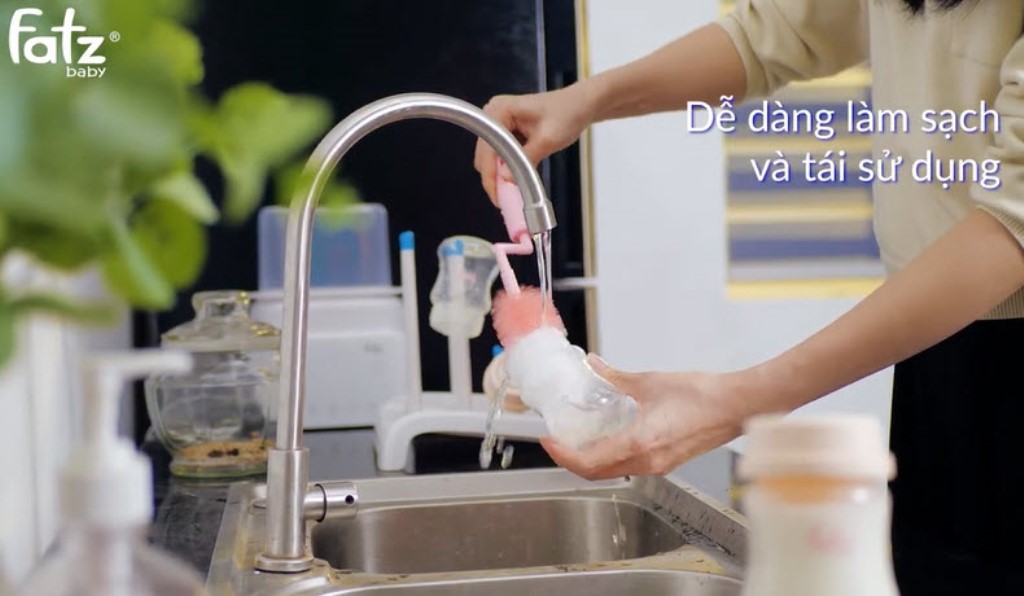 Bộ 3 bình trữ sữa mẹ cổ rông 140ml vừa với máy hút sữa RESONANCE Fatzbaby