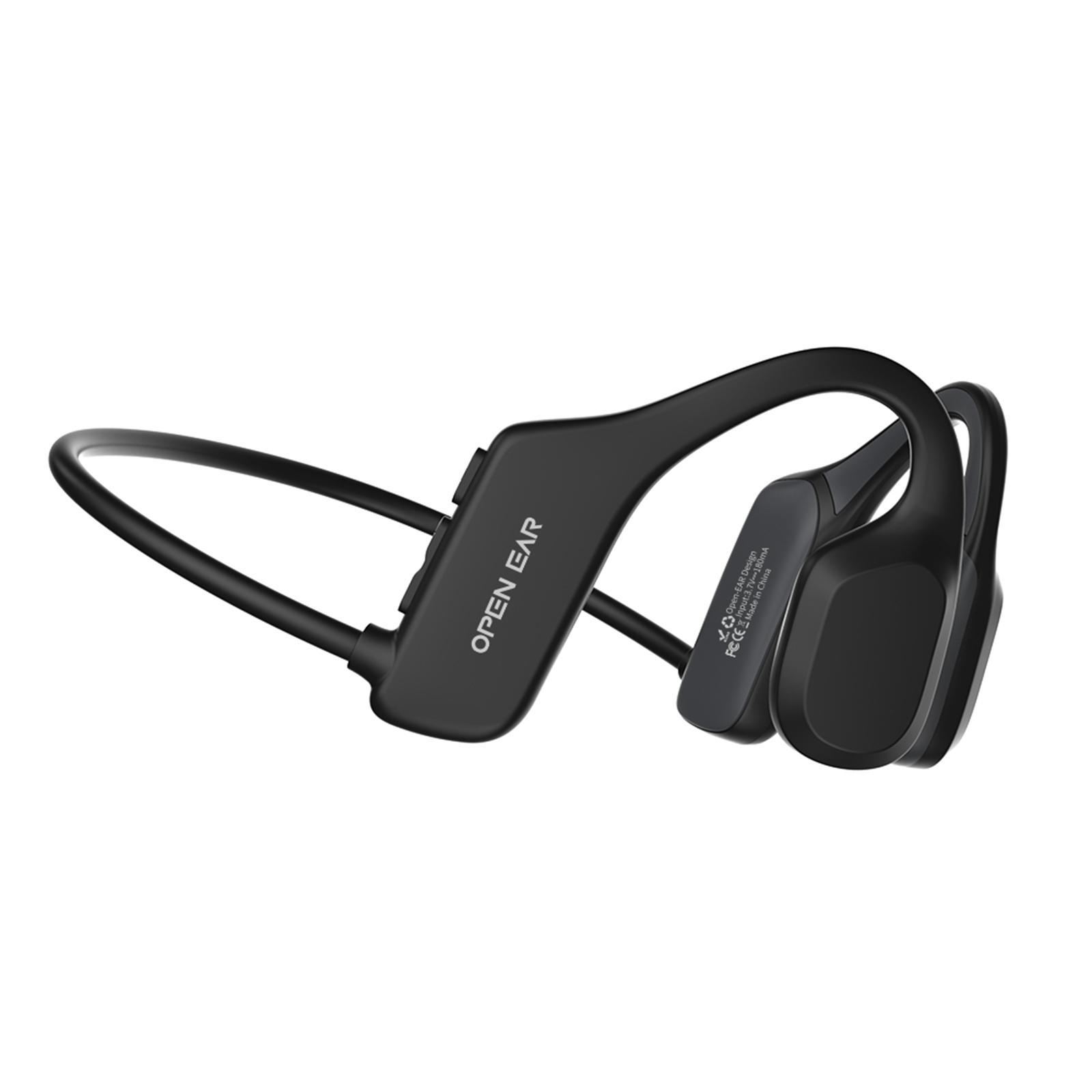 Headphone Withophone IPX5 Waterproof Earphone Sports Earphones for Cycling Black