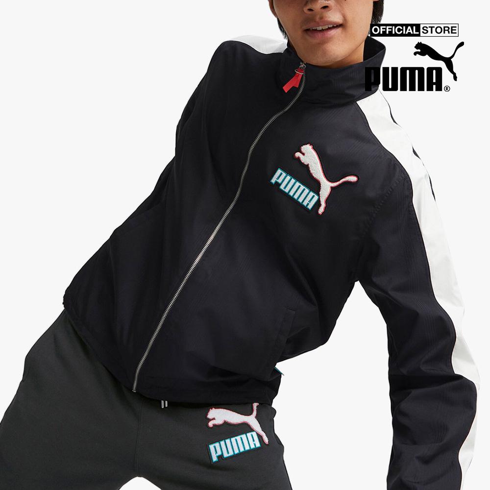 PUMA - Áo khoác thể thao nam cổ trụ T7 Fandom 536109