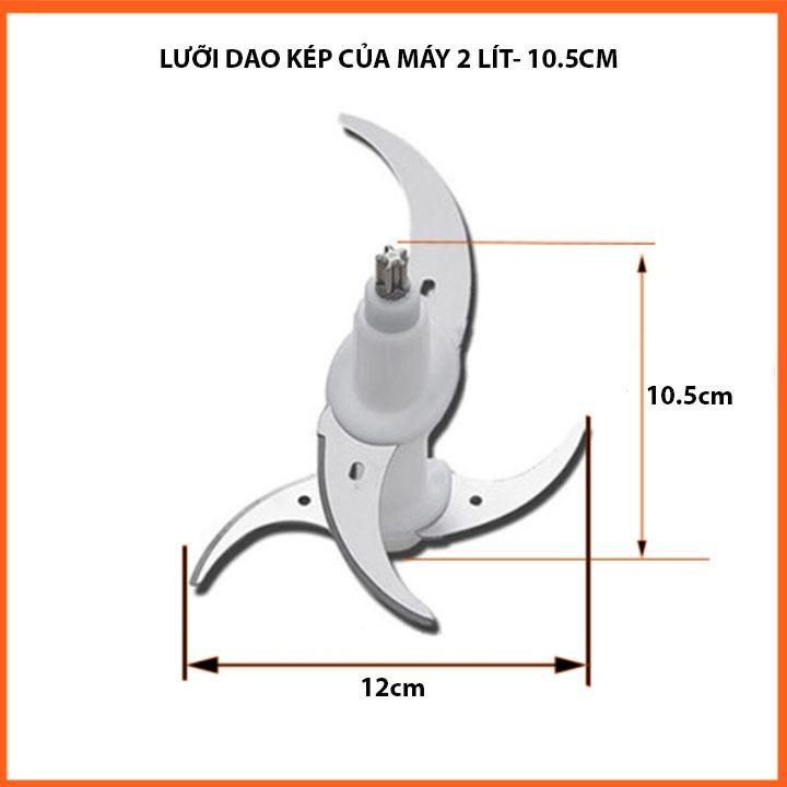 Lưỡi dao kép của máy xay thịt đa năng 2 Lít-3Lít